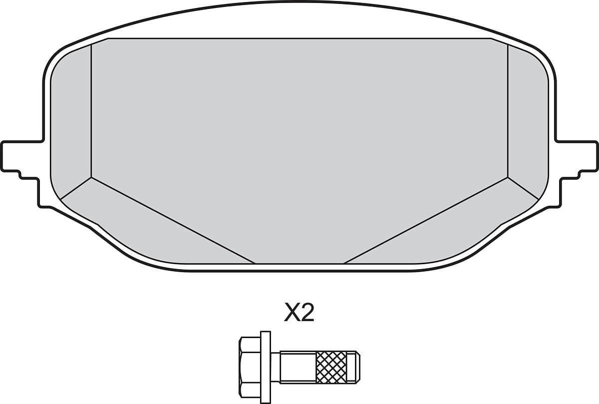 Jeu de 4 plaquettes de frein VALEO ref. 302778